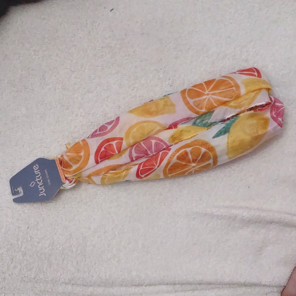 Brand New juncture citrus scarf with tags N